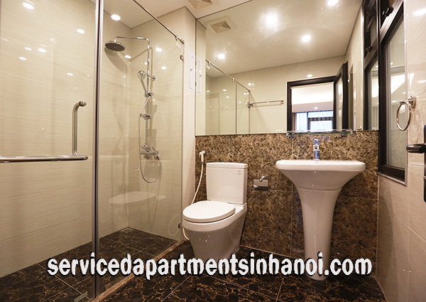 Three bedroom apartment modern design for rent in Tay Ho 3