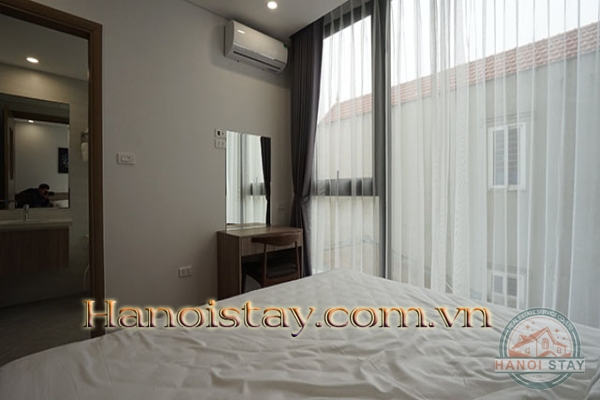 Tranquil & Modern One Bedroom Apartment Rental in Xuan Dieu street, Tay Ho 9