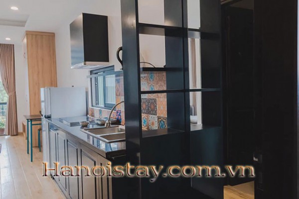 Tranquil One Bedroom Apartment Rental in Hoan Kiem Area, Full Services 3