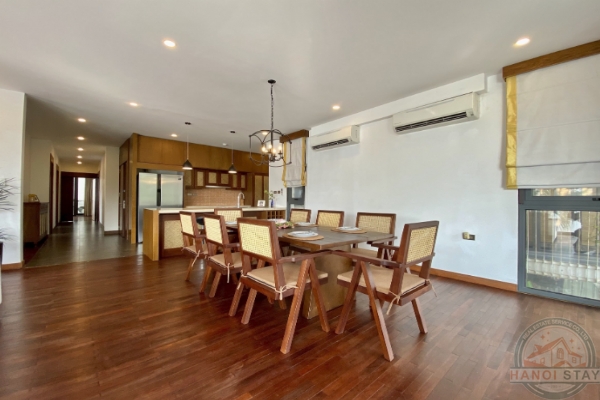 Tranquility and Space: 4-BR Apartment for Rent in Xom Chua, Tay Ho, with Nice Views 4