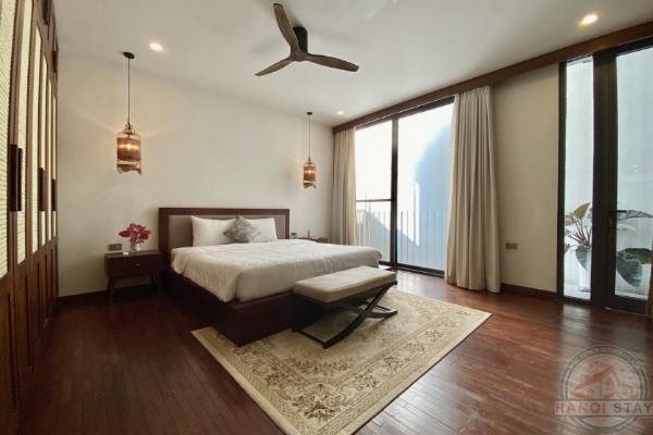 Tranquility and Space: 4-BR Apartment for Rent in Xom Chua, Tay Ho, with Nice Views 14