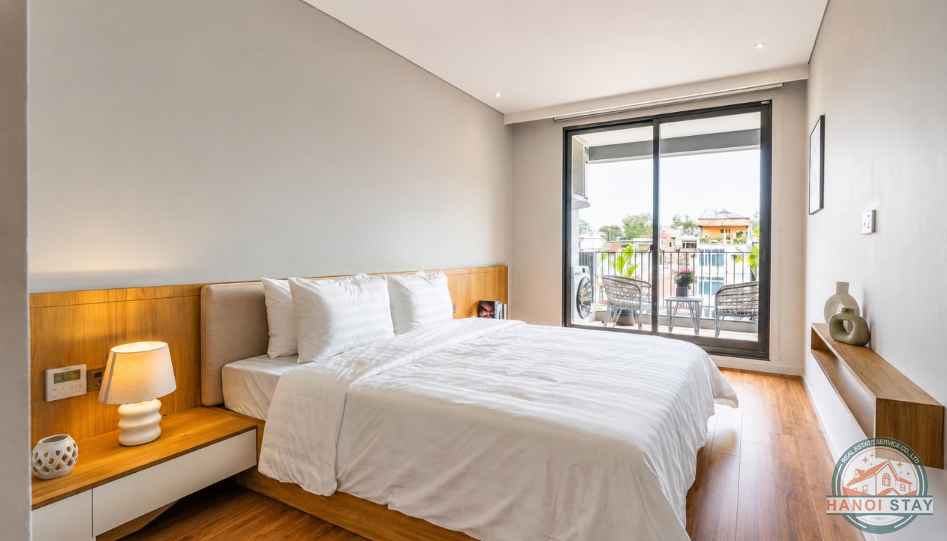 Lake View 03 Bedroom Apartment For Rent in Truc Bach Area, Ba Dinh 8