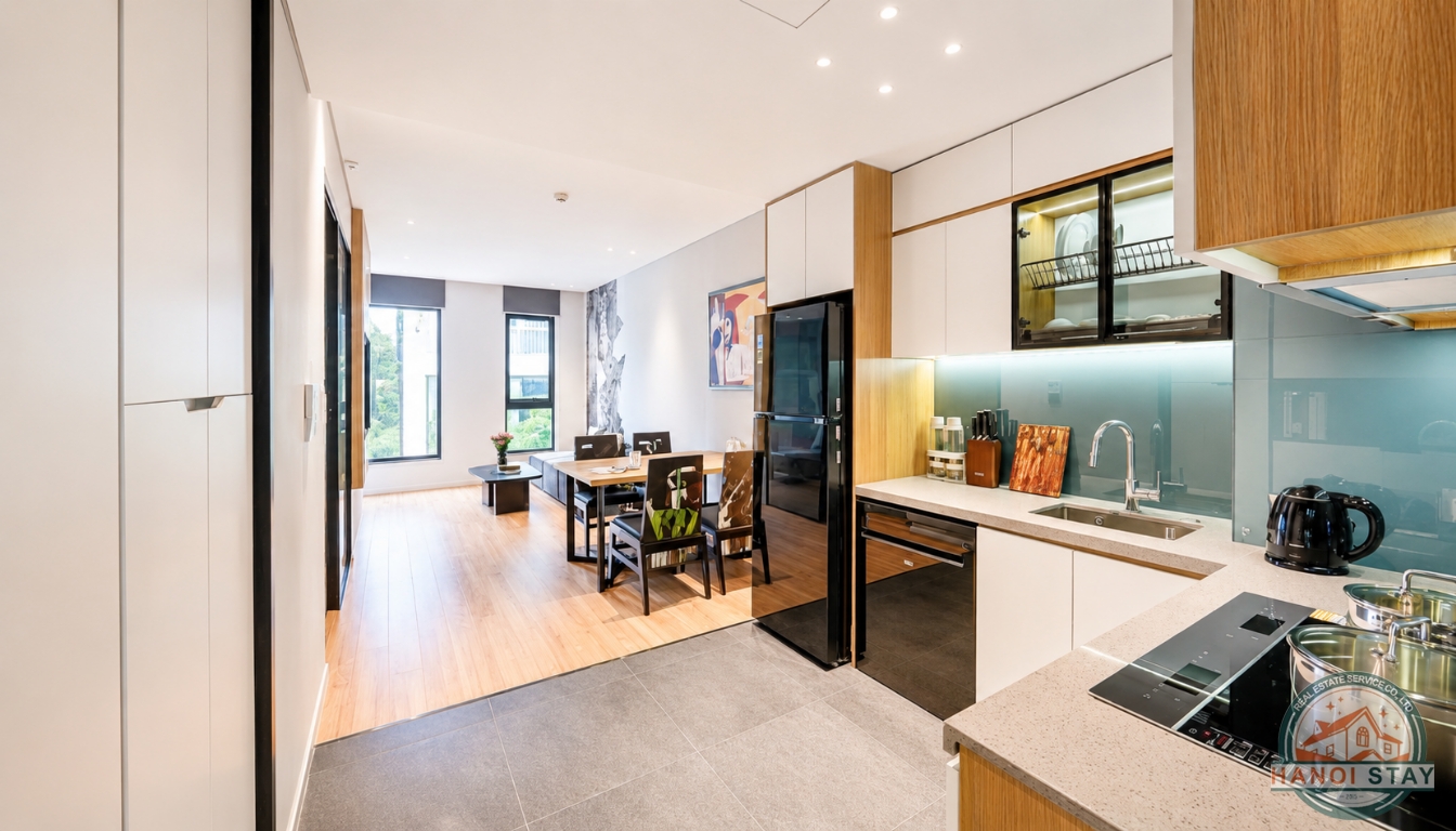 Lake View 03 Bedroom Apartment For Rent in Truc Bach Area, Ba Dinh 2