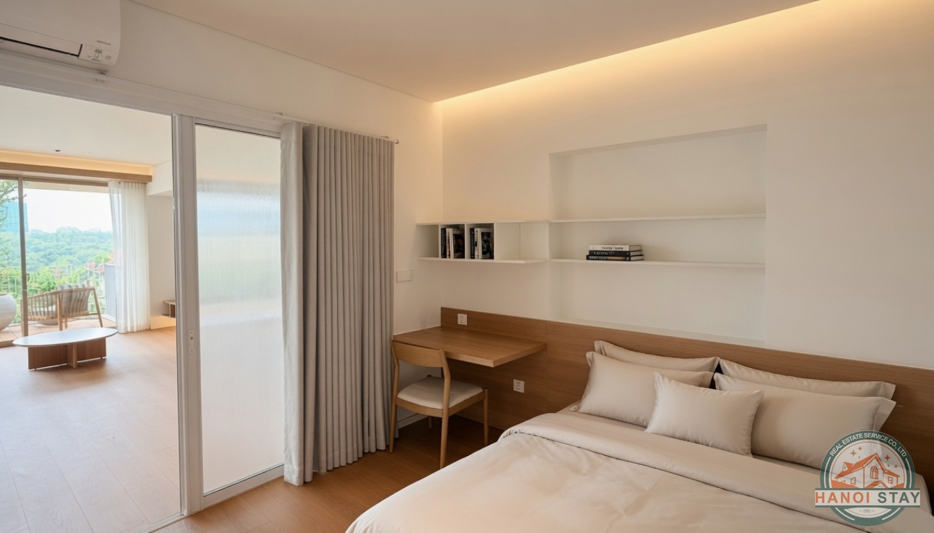 TWO BEDROM APARTMENT FOR RENT IN QUANG KHANH AREA, TAY HO 3