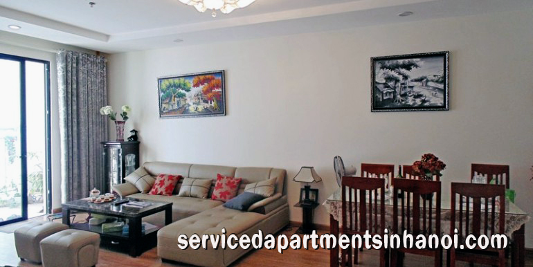 Two bedroom apartment rental in Times City, Hai Ba Trung, Spacious Livingroom 3