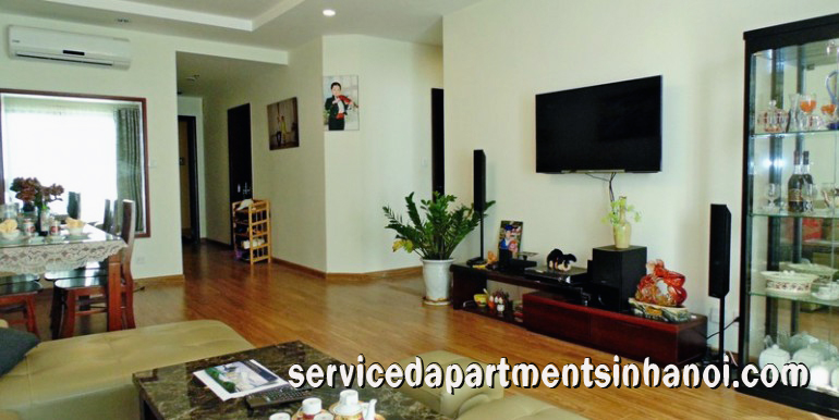 Two bedroom apartment rental in Times City, Hai Ba Trung, Spacious Livingroom 4