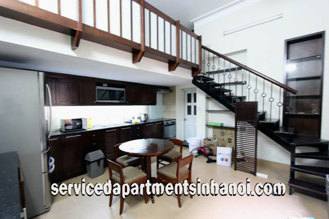 Two Level Serviced Apartment rental in Nguyen Truong To street, Ba Dinh 1