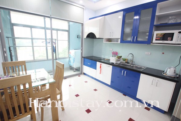 Very Bright One Bedroom Apartment Rental in Tran Phu street, Hoan Kiem 3
