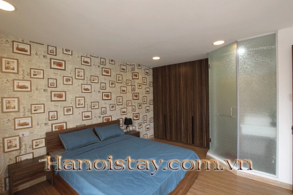 Very Bright One Bedroom Property Rental in Ngoc Khanh street, Ba Dinh 2