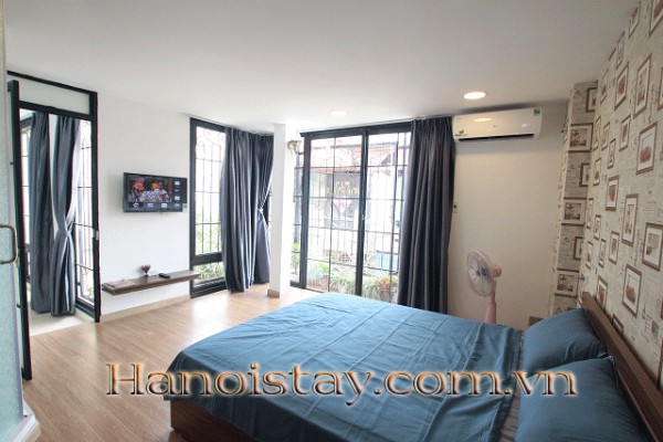 Very Bright One Bedroom Property Rental in Ngoc Khanh street, Ba Dinh 3