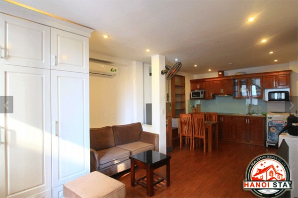 Very Bright One Bedroom Property Rental in Xuan Dieu street, Tay Ho, Budget Price 11