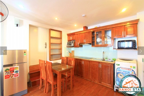 Very Bright One Bedroom Property Rental in Xuan Dieu street, Tay Ho, Budget Price 13