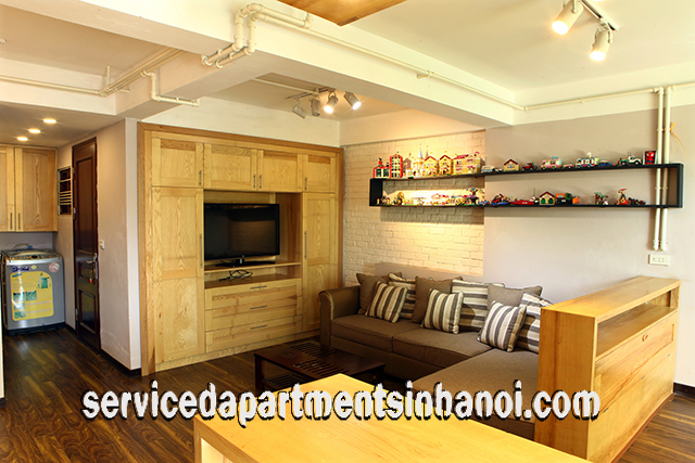 Very Modern Apartment For rent in Van Cao street, Ba Dinh, Nice Design 11