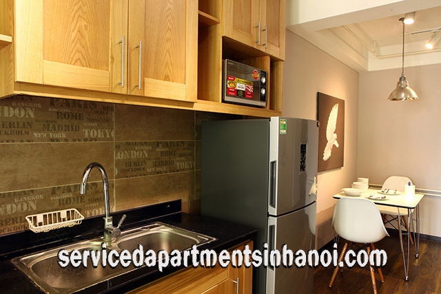 Very Modern Apartment For rent in Van Cao street, Ba Dinh, Nice Design 12