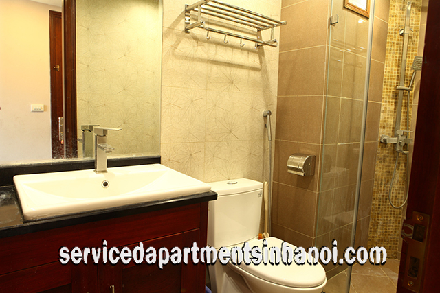 Very Modern Apartment For rent in Van Cao street, Ba Dinh, Nice Design 15