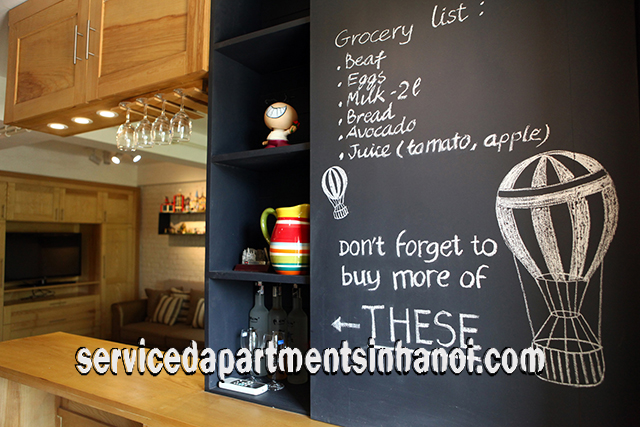 Very Modern Apartment For rent in Van Cao street, Ba Dinh, Nice Design 16