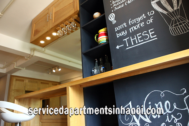 Very Modern Apartment For rent in Van Cao street, Ba Dinh, Nice Design 17