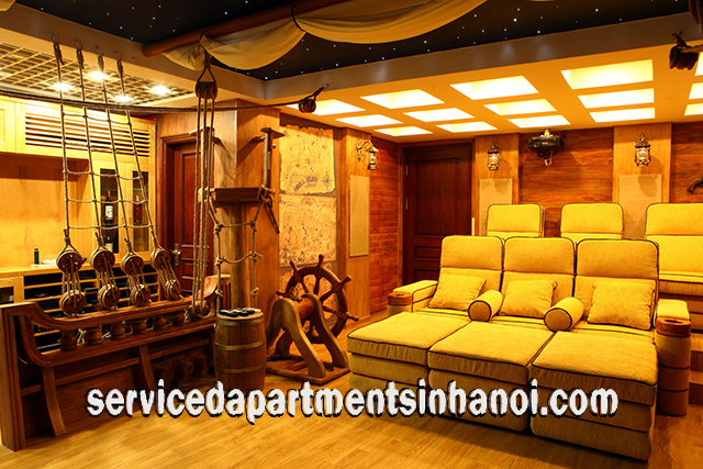 Very Modern Apartment For rent in Van Cao street, Ba Dinh, Nice Design 2