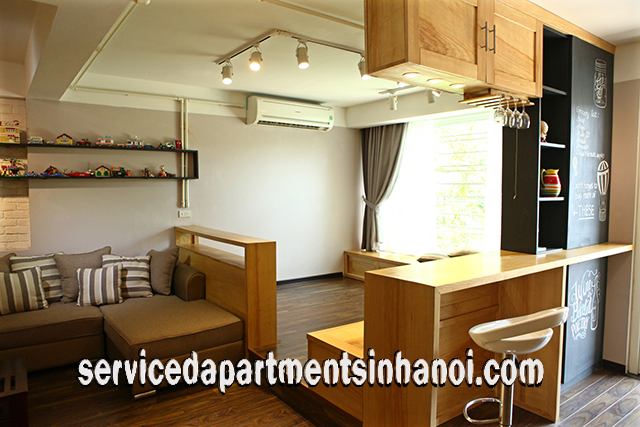 Very Modern Apartment For rent in Van Cao street, Ba Dinh, Nice Design 20