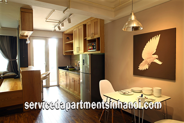 Very Modern Apartment For rent in Van Cao street, Ba Dinh, Nice Design 5