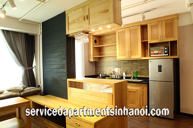 Very Modern Apartment For rent in Van Cao street, Ba Dinh, Nice Design 6