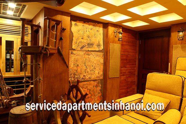 Very Modern Apartment For rent in Van Cao street, Ba Dinh, Nice Design 4