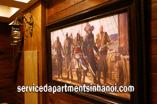 Very Modern Apartment For rent in Van Cao street, Ba Dinh, Nice Design 6
