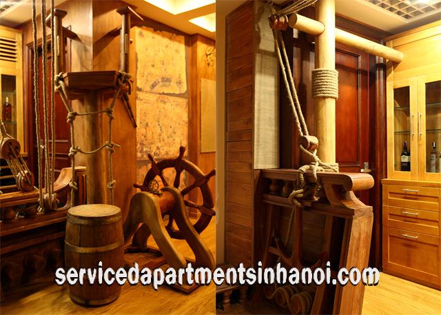 Very Modern Apartment For rent in Van Cao street, Ba Dinh, Nice Design 8