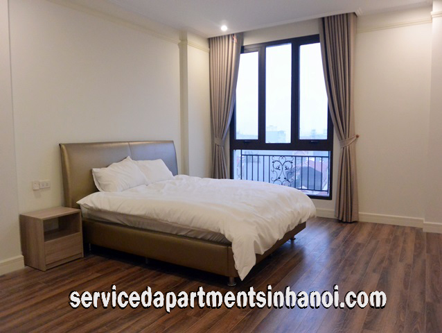 Very Modern Four Bedroom Apartment Rental in Doi Can str, Ba Dinh district 12