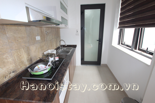 Very Modern One Bedroom Apartment Rental in Lieu Giai street, Ba Dinh 4