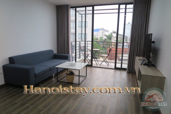 *Very Modern One Bedroom Apartment Rental in To Ngoc Van str, Tay Ho With Amazing Balcony* 6