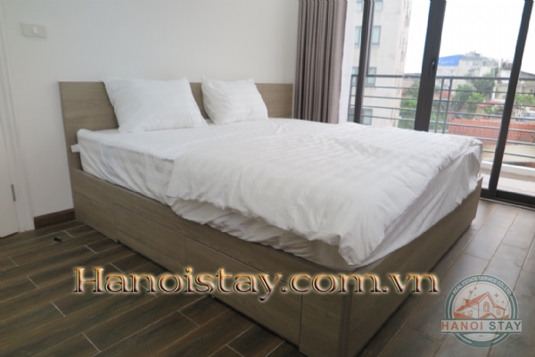 *Very Modern One Bedroom Apartment Rental in To Ngoc Van str, Tay Ho With Amazing Balcony* 7