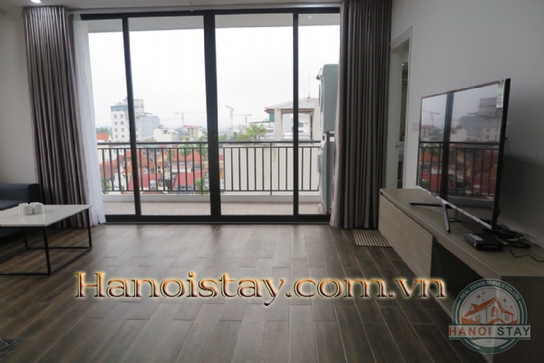 *Very Modern One Bedroom Apartment Rental in To Ngoc Van str, Tay Ho With Amazing Balcony* 1