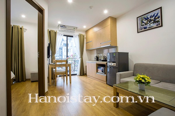 Very Modern One Bedroom Apartment Rental in Truc Bach Area, Ba Dinh 1