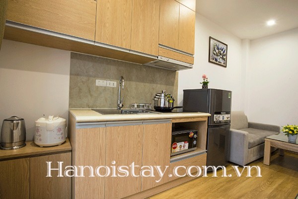 Very Modern One Bedroom Apartment Rental in Truc Bach Area, Ba Dinh 2