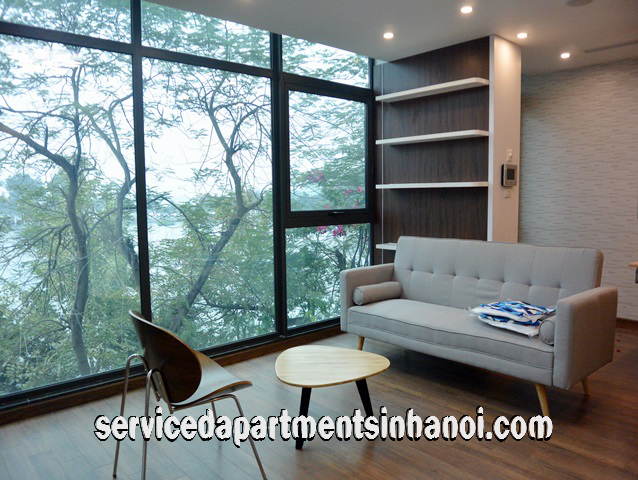 Very Modern One Bedroom Apartment Rental in Truc Bach, Ba Dinh, Beautiful Lake View 2
