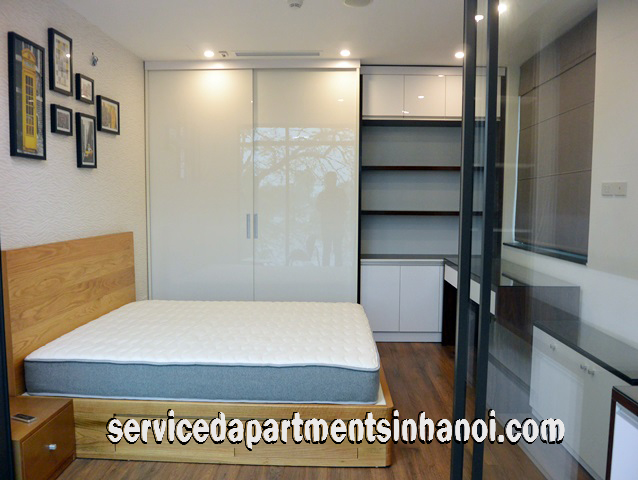 Very Modern One Bedroom Apartment Rental in Truc Bach, Ba Dinh, Beautiful Lake View 12