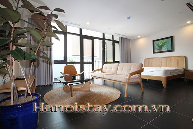 Very Modern One Bedroom Serviced Apartment Rental in Ba Dinh, Hanoi 2