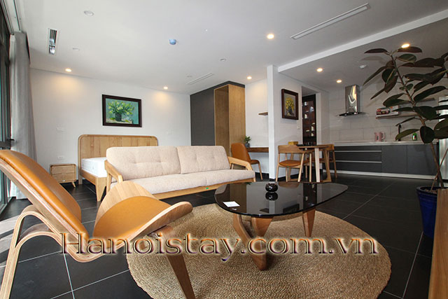 Very Modern One Bedroom Serviced Apartment Rental in Ba Dinh, Hanoi 7