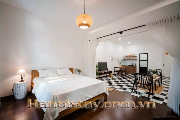 Very Modern Studio Serviced Apartment Rental in Tran Phu str, Ba Dinh 1