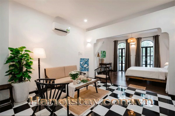 Very Modern Studio Serviced Apartment Rental in Tran Phu str, Ba Dinh 3