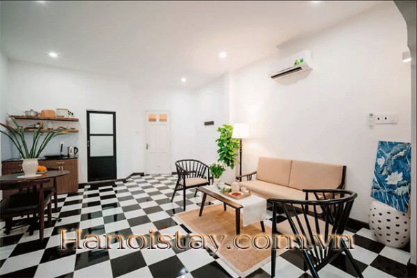 Very Modern Studio Serviced Apartment Rental in Tran Phu str, Ba Dinh 5