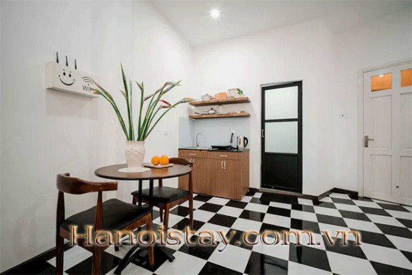 Very Modern Studio Serviced Apartment Rental in Tran Phu str, Ba Dinh 6