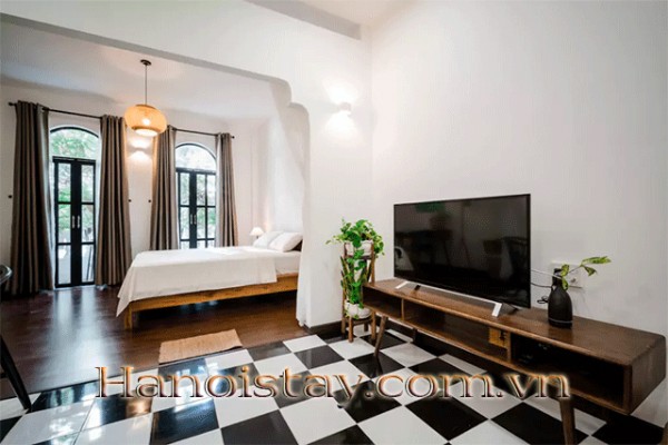 Very Modern Studio Serviced Apartment Rental in Tran Phu str, Ba Dinh 7