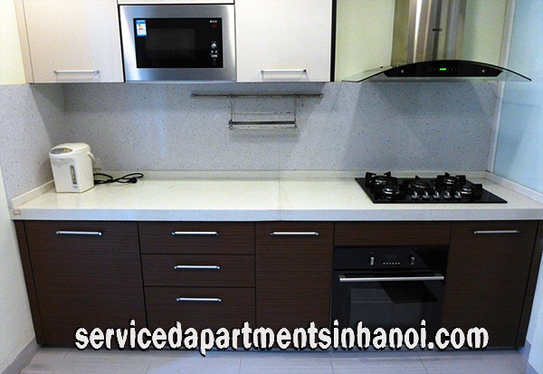 Very Modern Three Bedroom Apartment Rental in Giang Vo street, Ba Dinh 7