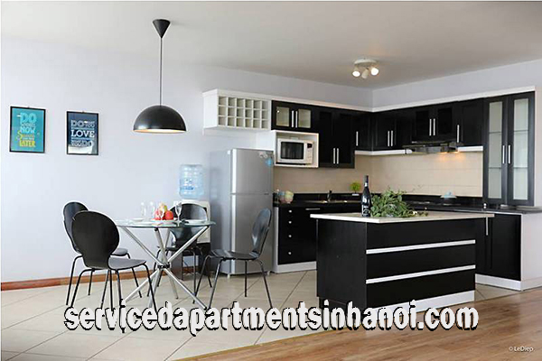 Very Modern Two Bedroom Apartment Rental Close to Lotte Tower, Ba Dinh 2