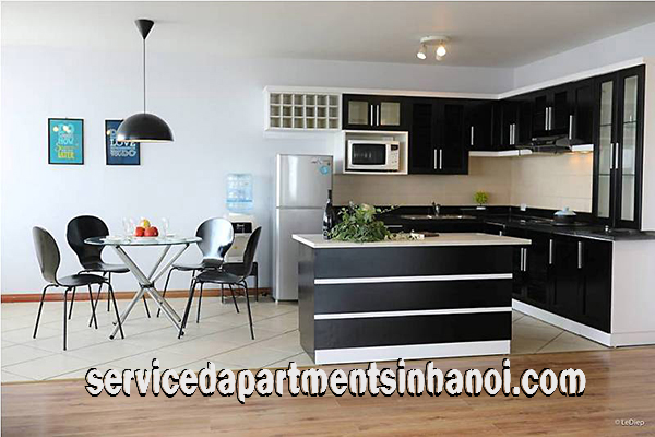 Very Modern Two Bedroom Apartment Rental Close to Lotte Tower, Ba Dinh 3
