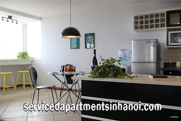 Very Modern Two Bedroom Apartment Rental Close to Lotte Tower, Ba Dinh 4