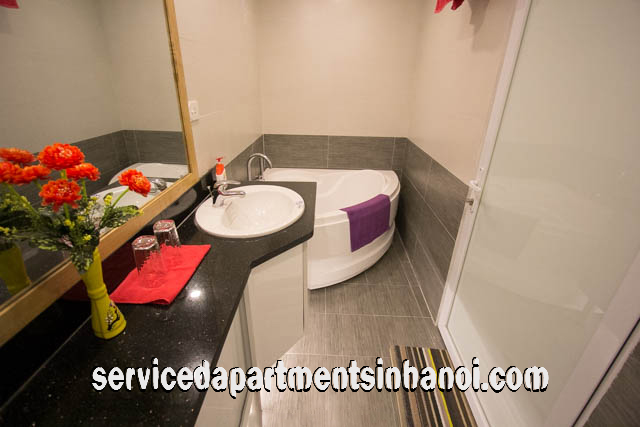 Very Modern Two Bedroom Apartment Rental in Tran Hung Dao street, Hoan Kiem 12