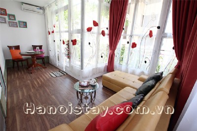 Very Nice Apartment Rental in Dong Da district, Lovely Balcony